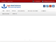 Tablet Screenshot of logicthinksolutions.com